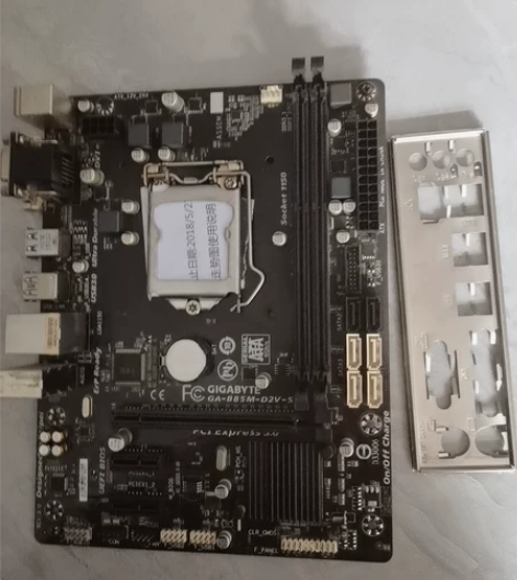 技嘉主板B85M一D2V一S1，拆机测过完...