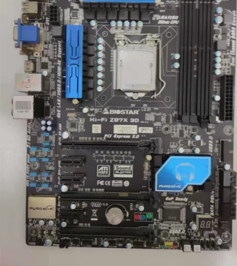 Z87 电脑主板 豪华大板 送亮机u  功...