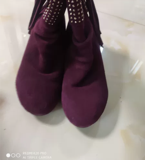 39码，绒面，内增高鞋，加绒里，二层皮，基...