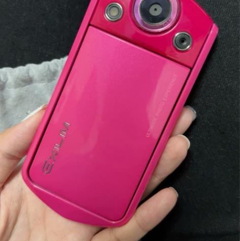 casio卡西欧自拍神器Tr350 玫粉色...
