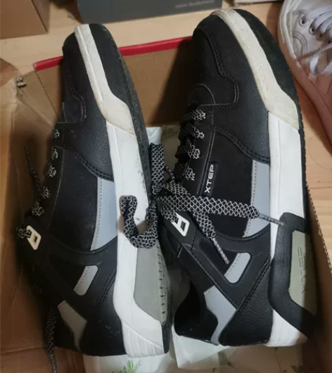 特步 XTEP 板鞋 春秋 店里买的没有购...