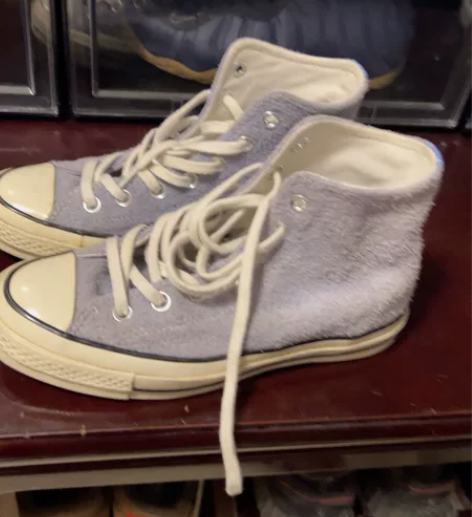 匡威女鞋高帮19年2月得物711购入成色如...