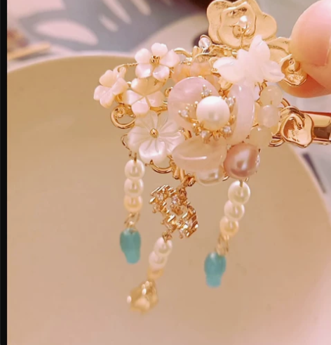 年底出汉服发夹，清仓，不讲价！！！！ 材料...