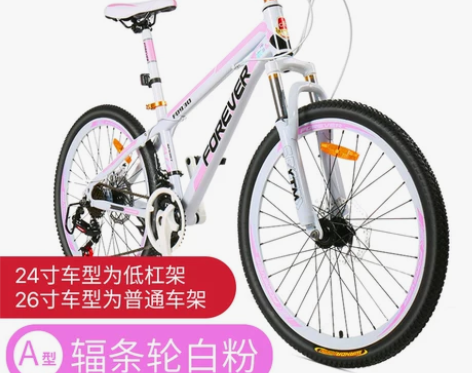 永久山地车自行车成人女式学生26寸27变速...