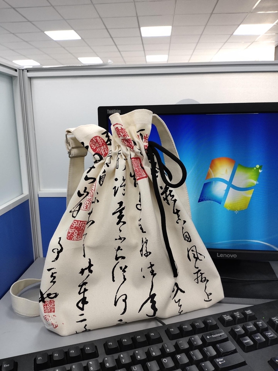 全新单肩斜挎帆布包斜挎女