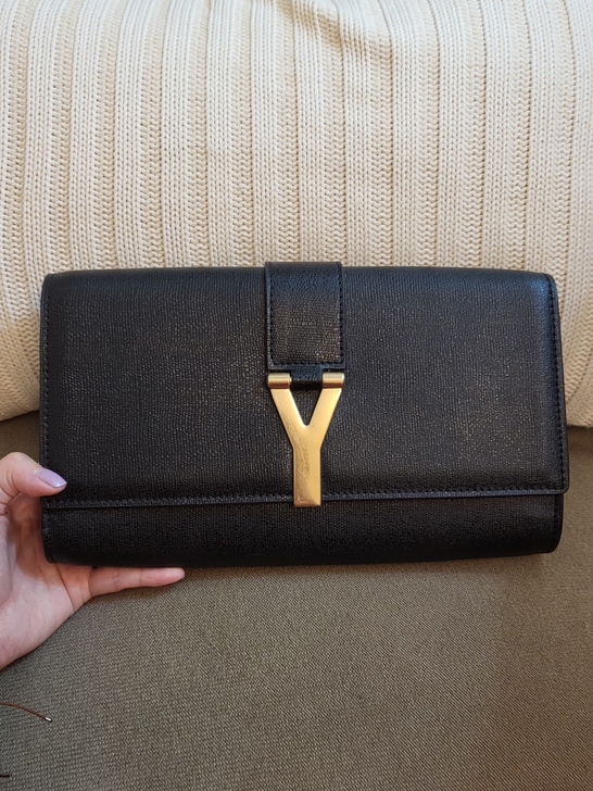Ysl手包 手拿包 9新