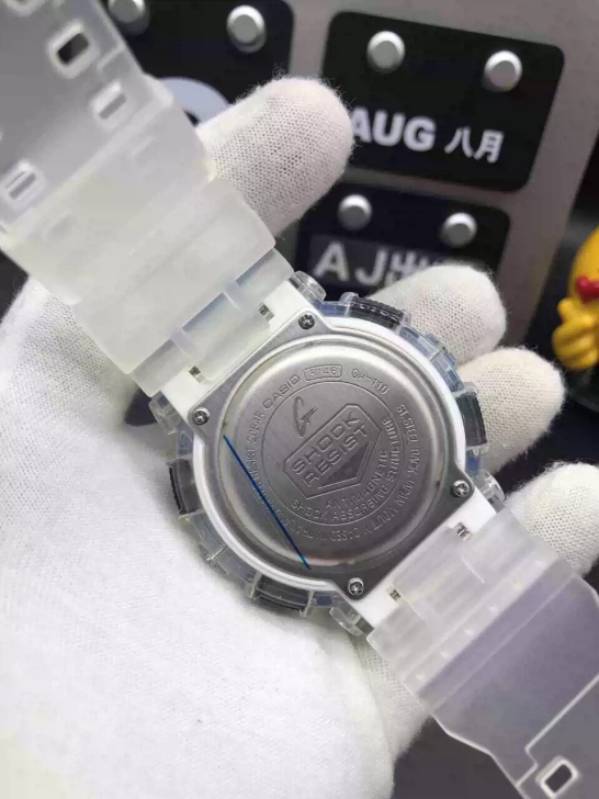 卡西欧g shock黑金运动手表  盒子吊...