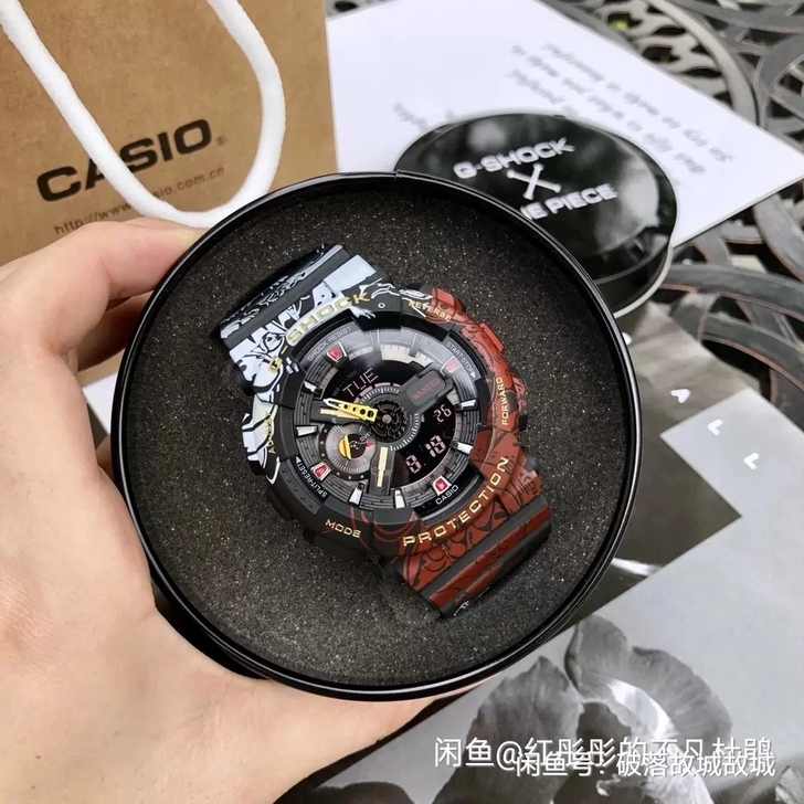 卡西欧海贼王联名限定手表，盒子吊牌都在，全...