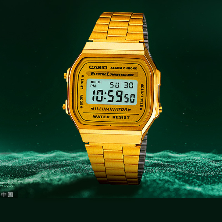Casio卡西欧小金表银表男表女表情侣手表...