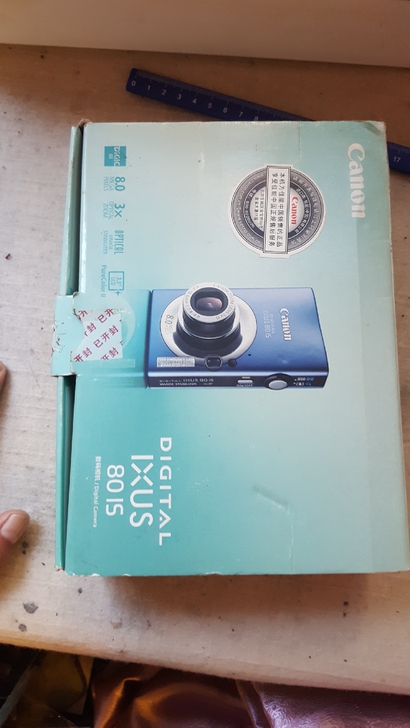 佳能IXUS80IS数码相机!箱说全，19...