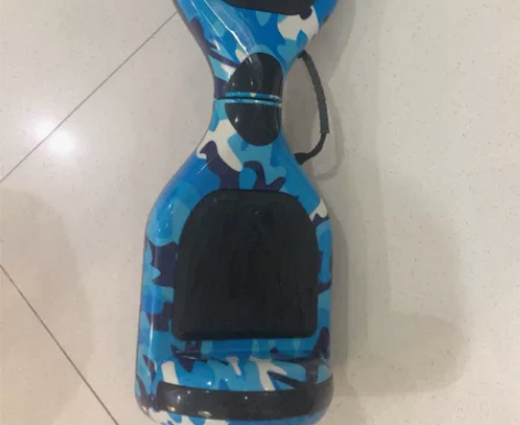 龙吟平衡车迷彩蓝蓝牙+跑马灯,几乎全新,没...