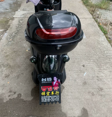 因本人辞职到期回家。现有一台电动车台铃出售...