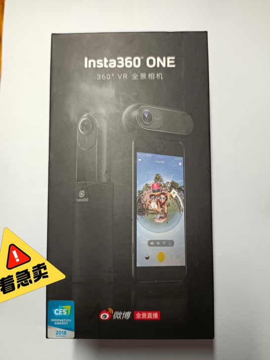 如图，insta360 one  全景相机...