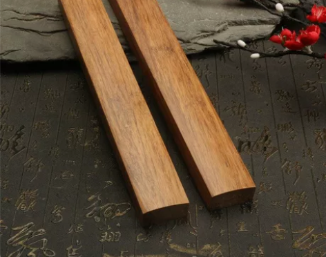 镇纸镇尺紫竹纸压书法国画文房四宝用品实木镇...