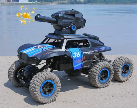 儿童水弹遥控车六驱越野车rc玩具可充电超大...