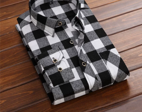 格子衬衫男长袖 新款男士装衬衫  [良心品...