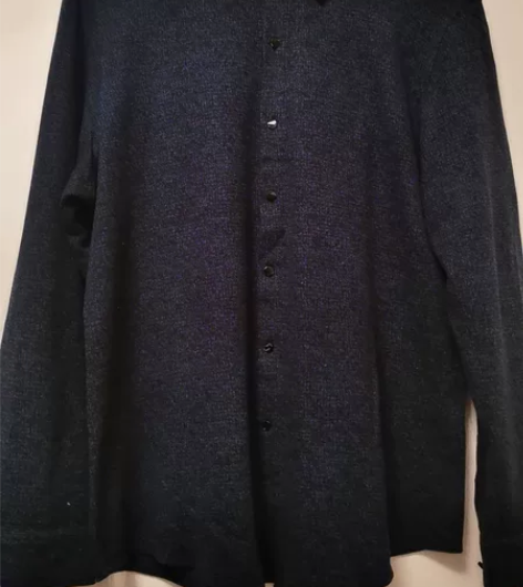 男士桑蚕丝羊毛衬衫，8新，肩宽48，腋下1...