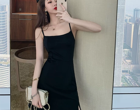 2022新款法式小众显瘦包臀短裙子女夏性感...