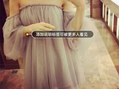 夏装新款一字肩纱裙蓬蓬裙连衣裙性感夜店露肩...