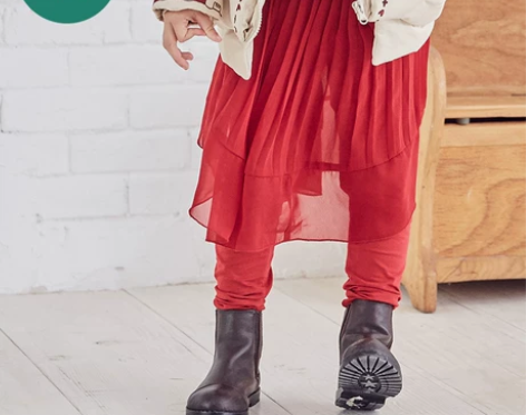 裂帛童装松紧腰裙裤雪纺裙女童裙裤56160...