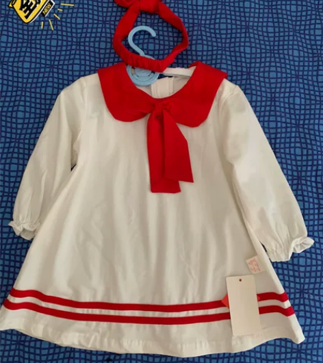 全新95码学院风裙，品牌花花小妞 这个款9...