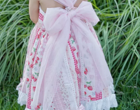 店面装修清仓夏季儿童吊带清凉蓬蓬裙子女宝宝...