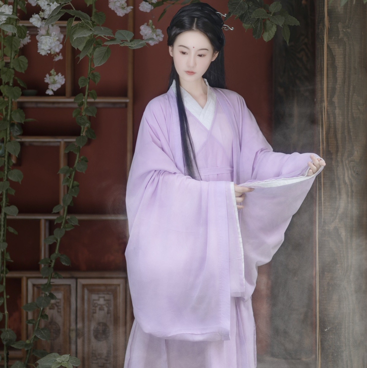 原创 映江月 汉服女中国风古装仙气魏晋风大...