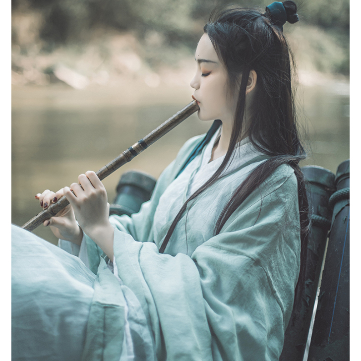 清平调魏晋风交领汉服女夏超仙古风广袖流仙裙...
