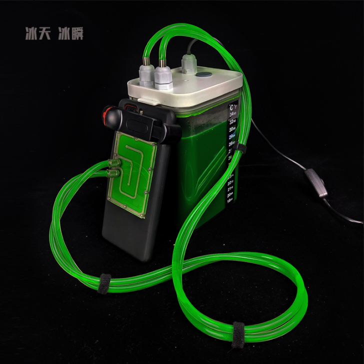 手机散热器水冷式液冷游戏直播降温吃鸡 