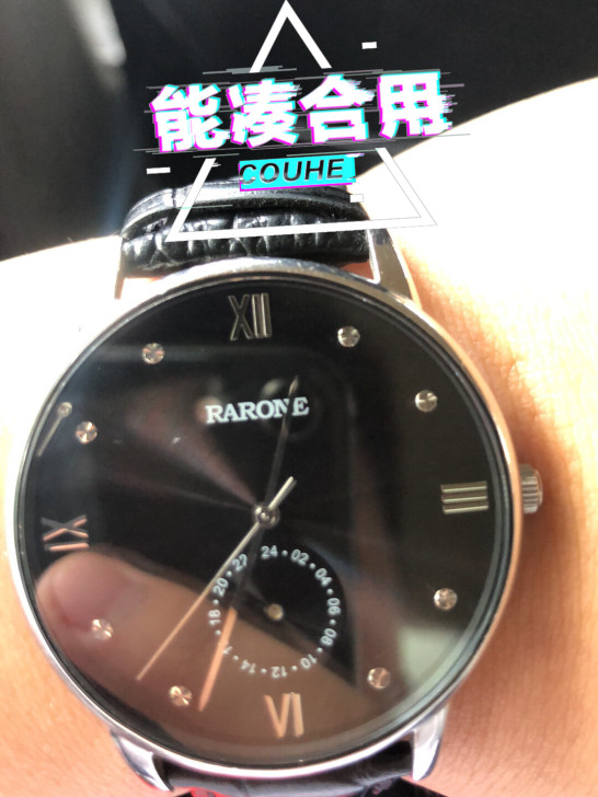 几年前买的雷诺，里面有个指针掉了不影响表盘...