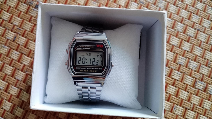 复古小银表买回来只是拆开来试了一下因为有事...