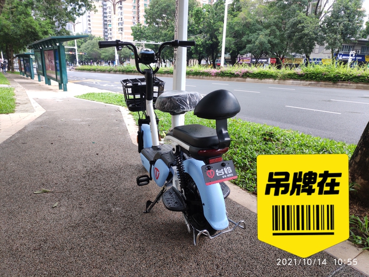 全新台铃电动车，刚买不到一个月，发票合格证...