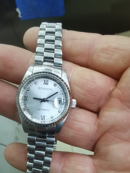 罗西尼自动机械表蓝宝石镜面