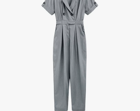 剩饭工装风时尚网红连体裤女夏装2019新款...