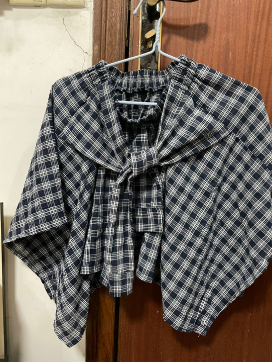 格子A字裙，街舞潮人百搭显瘦必备