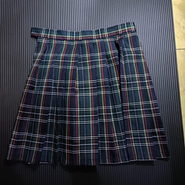 百褶裙女a字裙少女清纯青春感