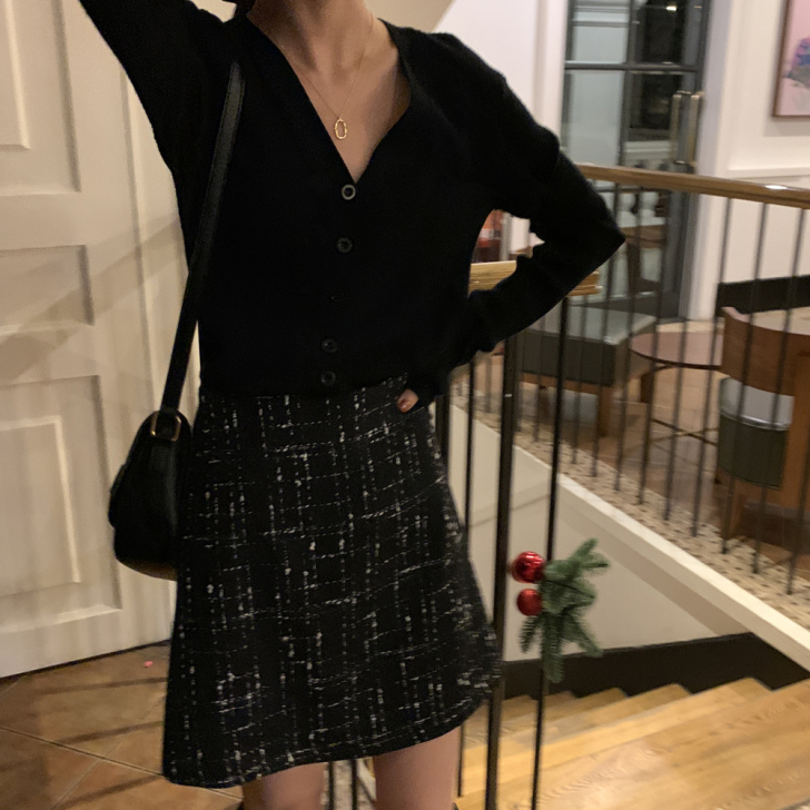 最小的海 elinasea韩版高腰气质百搭...