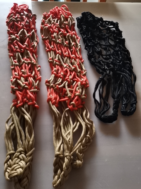 全新球袋，网袋，购物袋3个。尼龙绳制作，非...