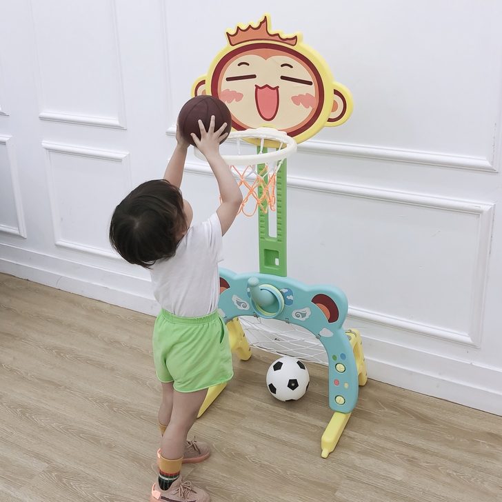 儿童篮球架室内可升降宝宝篮球框投篮架家用1...