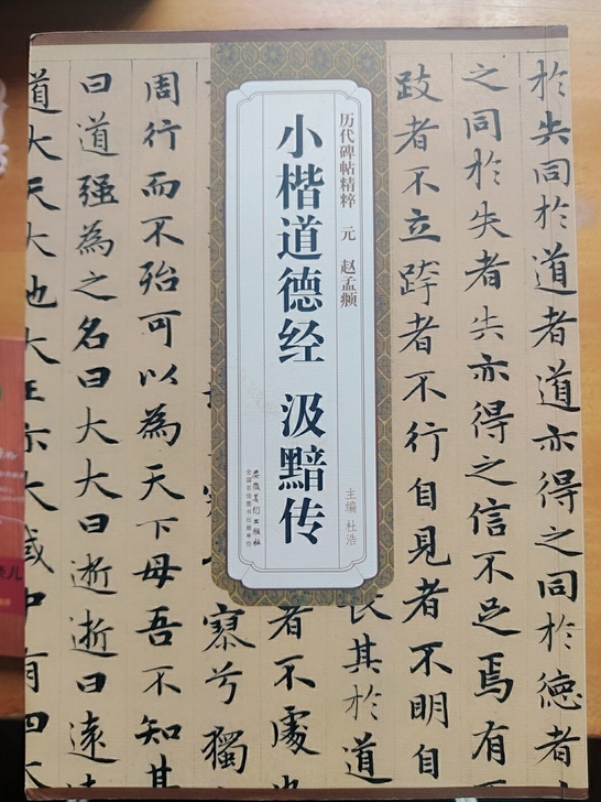 赵孟頫的《道德经》和《汲黯传》 很漂亮的瘦...