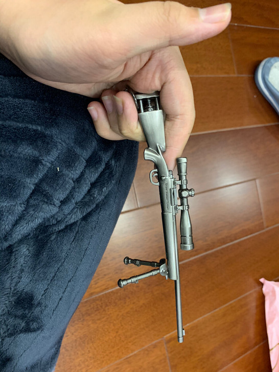 M24原皮 金属抢模 可拆卸弹夹、消音器 ...