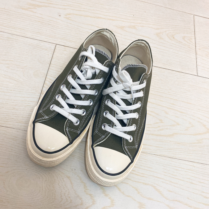 Converse/匡威  男女款橄榄绿19...