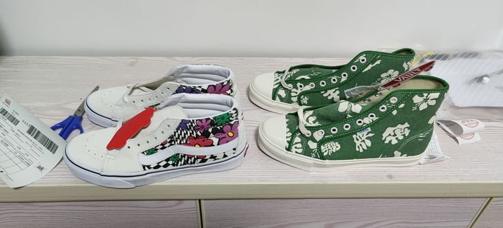 vans 盲盒 39码 一双sk8 mid...