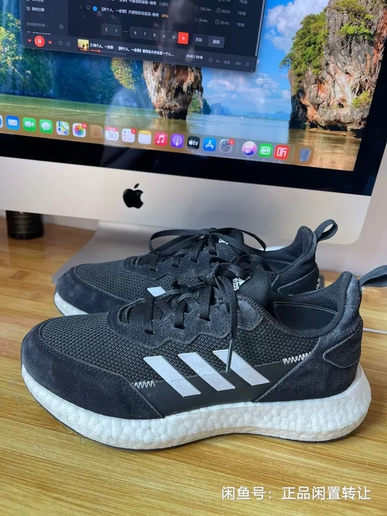 正品：阿迪达斯单鞋-36码，正常穿着痕迹，...