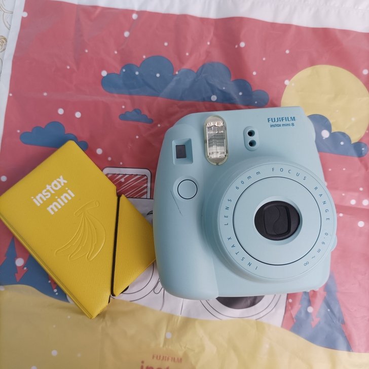 富士拍立得mini8冰霜蓝