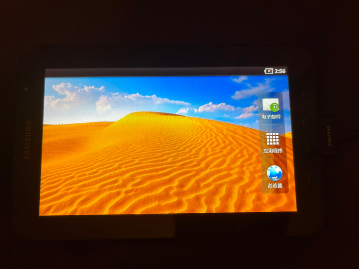 三星Tab平板一代，老物考古，偶然收拾家发...