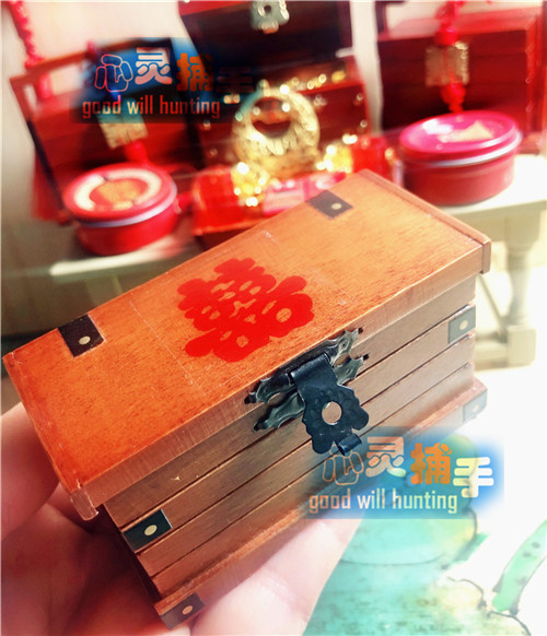 心灵捕手微缩模型 婚庆嫁娶场景喜宴结婚嫁妆...