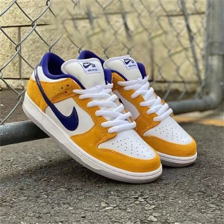耐克 新款sbdunk紫金湖人新款女鞋运动...