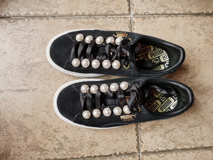 PUMA彪马珍珠鞋，9新，37码，专柜正品