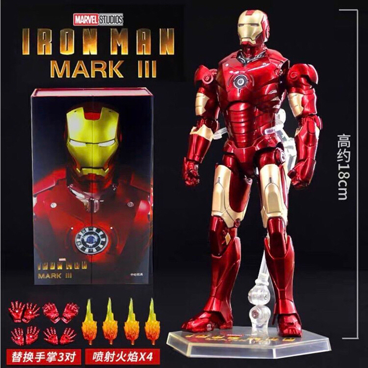 【全新包邮】漫威复仇者联盟钢铁侠MK3约1...